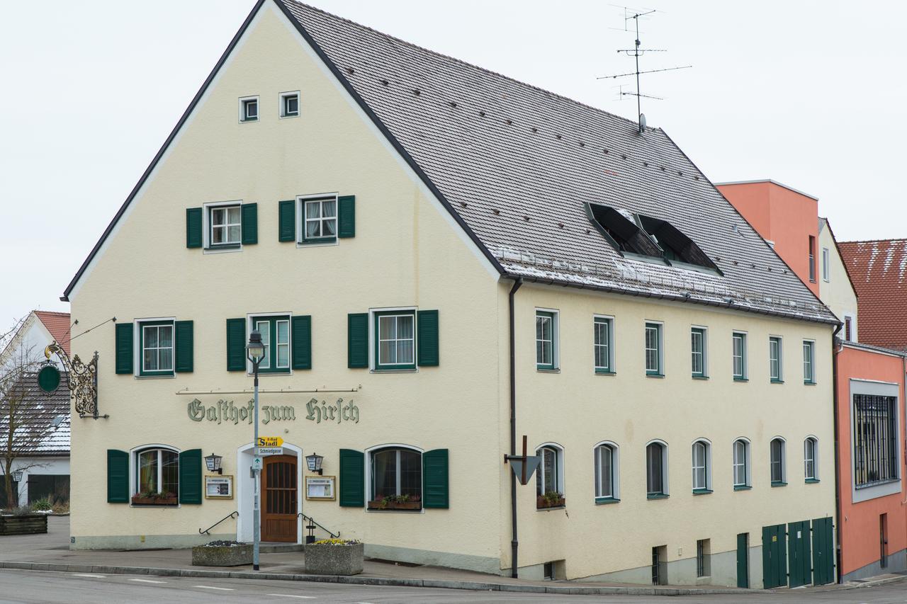 Hotel Zum Hirsch Wertingen Экстерьер фото