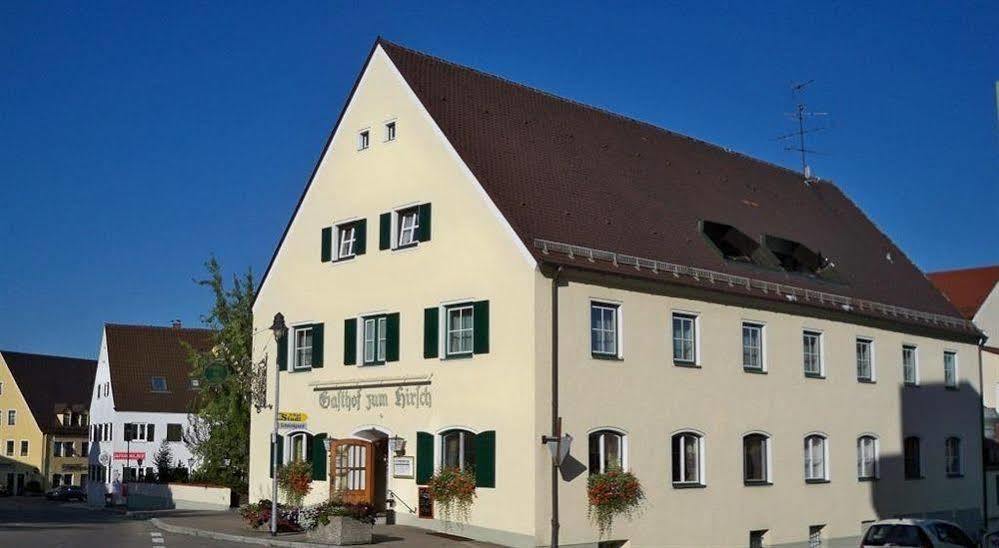 Hotel Zum Hirsch Wertingen Экстерьер фото